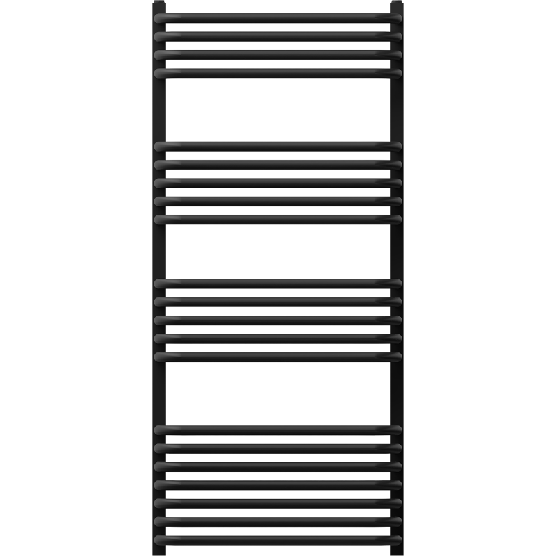 Mexen Apollo kúpeľňový radiátor 1210 x 550 mm, 641 W, čierny - W117-1210-550-00-70