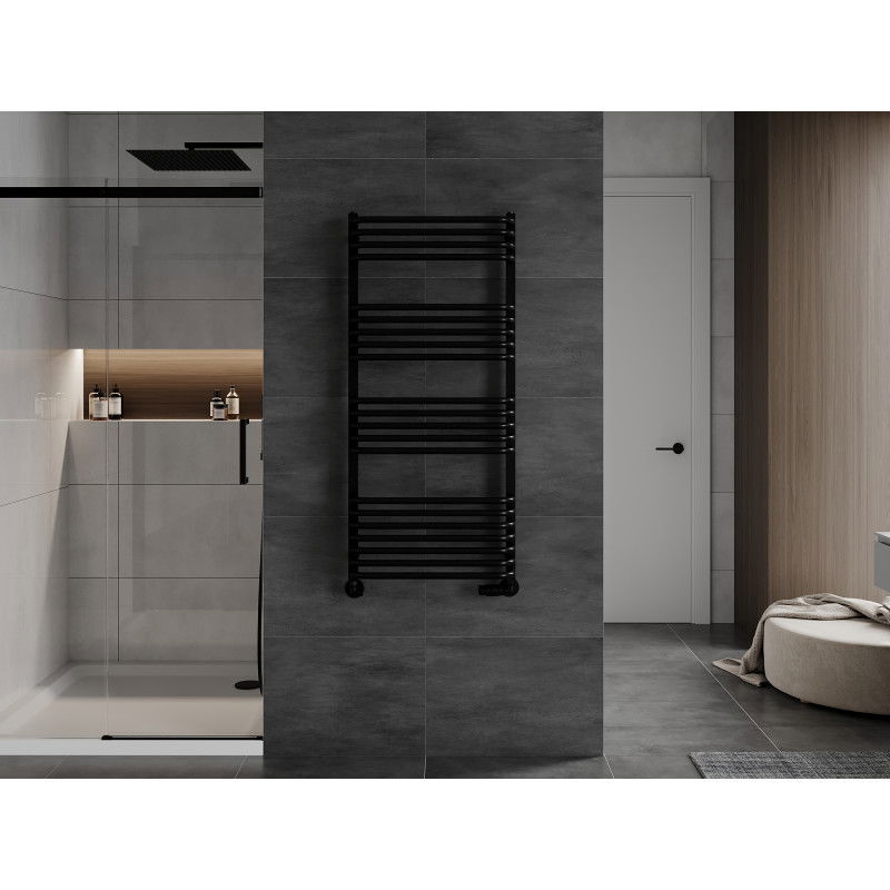 Mexen Apollo kúpeľňový radiátor 1210 x 550 mm, 641 W, čierny - W117-1210-550-00-70