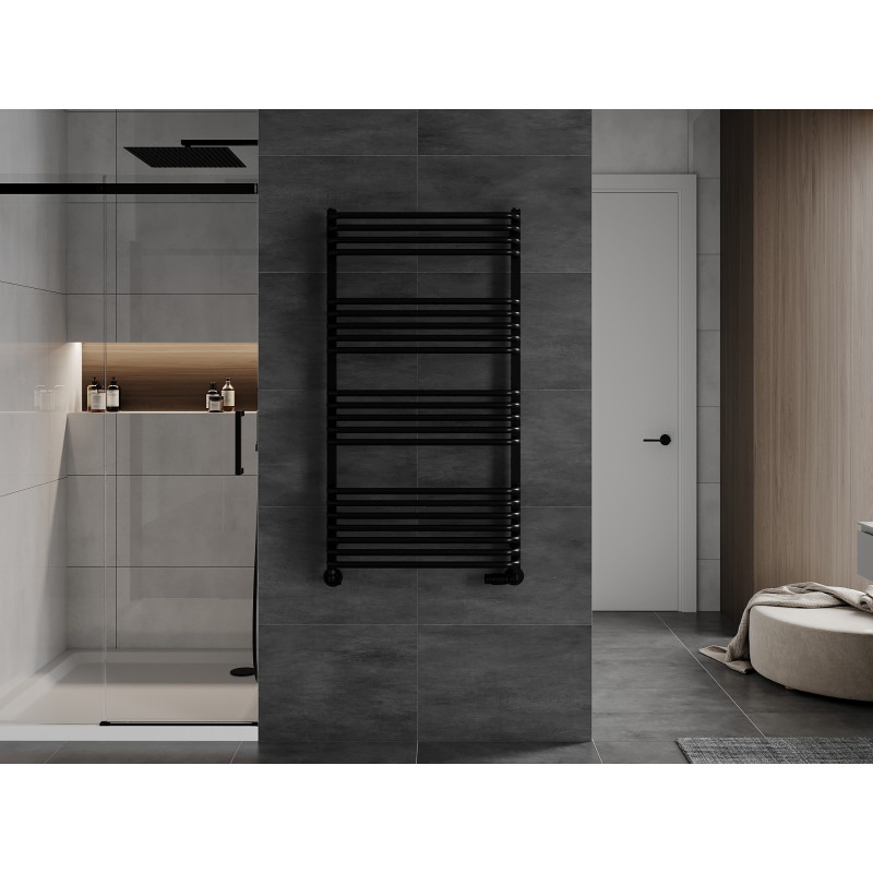 Mexen Apollo kúpeľňový radiátor 1210 x 650 mm, 713 W, čierny - W117-1210-650-00-70