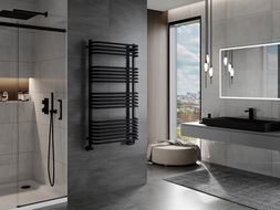 Mexen Apollo kúpeľňový radiátor 1210 x 650 mm, 713 W, čierny - W117-1210-650-00-70