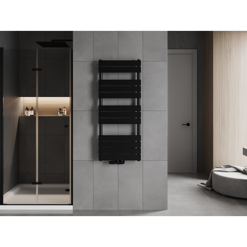 Mexen Ceres kúpeľňový radiátor 1200 x 500 mm, 610 W, čierny - W111-1200-500-00-70