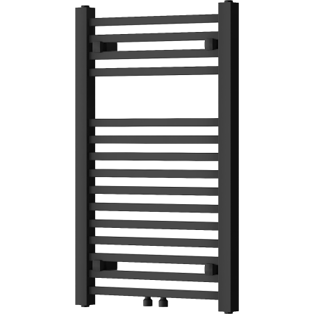 Mexen Pluton kúpeľňový radiátor 800 x 500 mm, 410 W, čierny - W106-0800-500-00-70