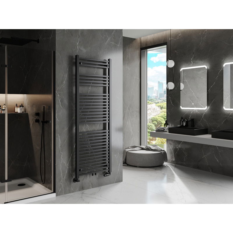 Mexen Pluton radiátor do kúpeľne 1700 x 600 mm, 991 W, čierny - W106-1700-600-00-70
