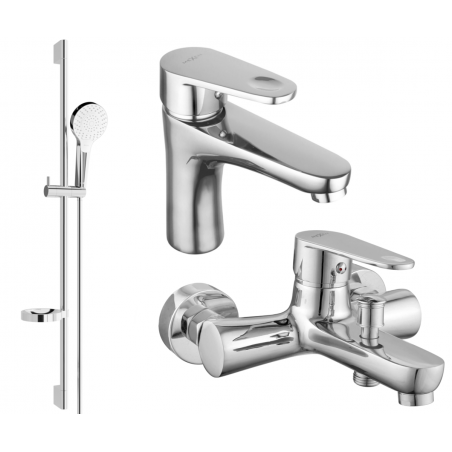 Mexen Kama DS05 vaňový set, chróm - 72503DS05-00