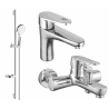 Mexen Kama DS05 vaňový set, chróm - 72503DS05-00