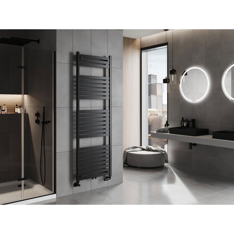 Mexen Uran kúpeľňový radiátor 1800 x 600 mm, 934 W, čierny - W105-1800-600-00-70