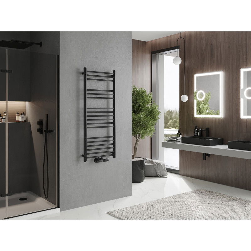 Mexen Yodo kúpeľňový radiátor 1200 x 500 mm, 382 W, čierny - W113-1200-500-00-70