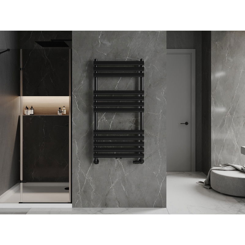 Mexen Jowisz kúpeľňový radiátor 1200 x 600 mm, 594 W, čierny - W107-1200-600-00-70