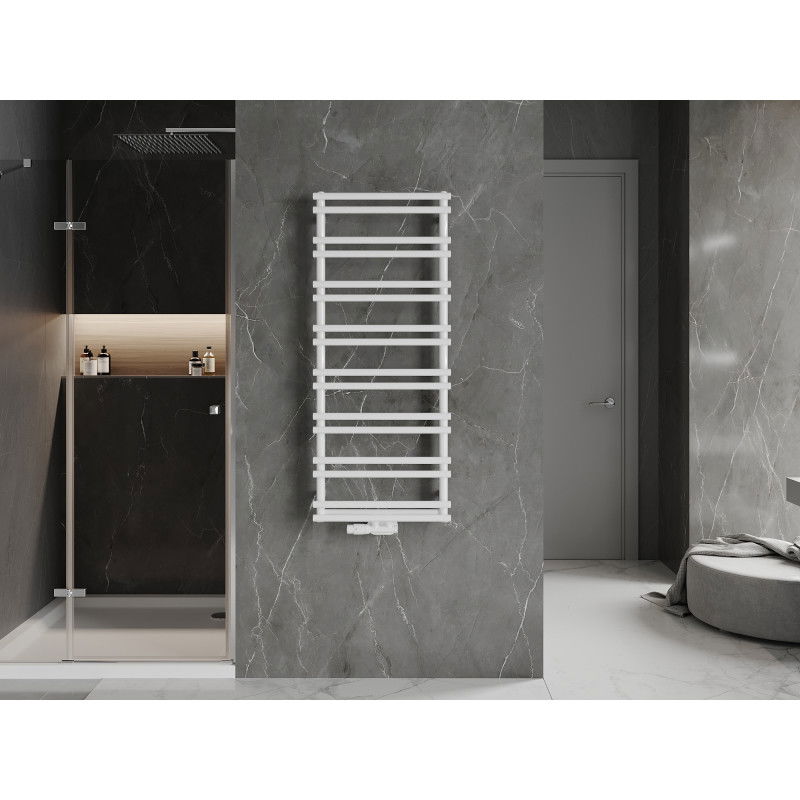 Mexen Saturn kúpeľňový radiátor 1200 x 500 mm, 409 W, biely - W108-1200-500-00-20