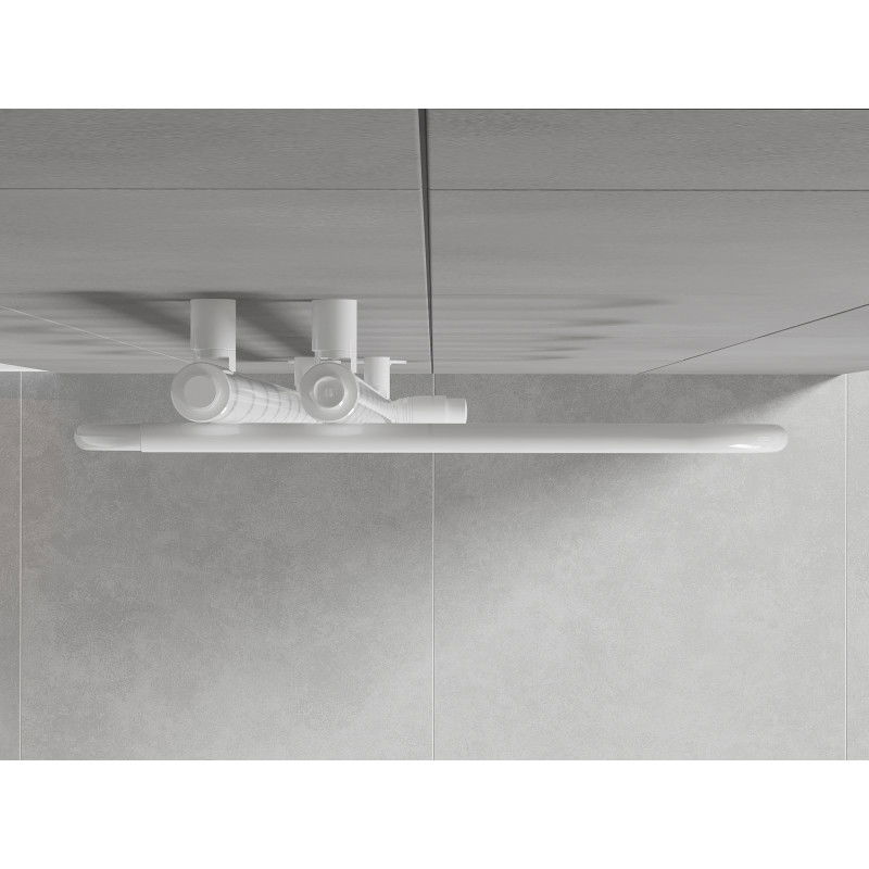 Mexen Kiso dekoratívny kúpeľňový radiátor 1250 x 500 mm, 256 W, biely - W114-1250-500-00-20