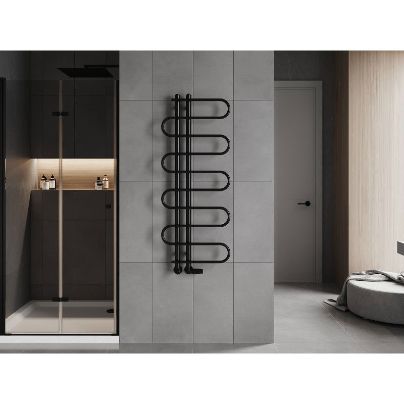 Mexen Kiso radiátor dekoratívny 1250 x 500 mm, 256 W, čierny - W114-1250-500-00-70