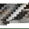 Mexen Kiso radiátor dekoratívny 1250 x 500 mm, 256 W, čierny - W114-1250-500-00-70