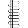 Mexen Kiso kúpeľňový radiátor 1250 x 500 mm, 256 W, čierny - W114-1250-500-00-70