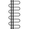Mexen Kiso radiátor dekoratívny 1250 x 500 mm, 256 W, čierny - W114-1250-500-00-70