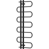 Mexen Kiso kúpeľňový radiátor 1250 x 500 mm, 256 W, čierny - W114-1250-500-00-70