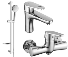 Mexen Kama DF75 sprchová sada, chróm - 72504DF75-00