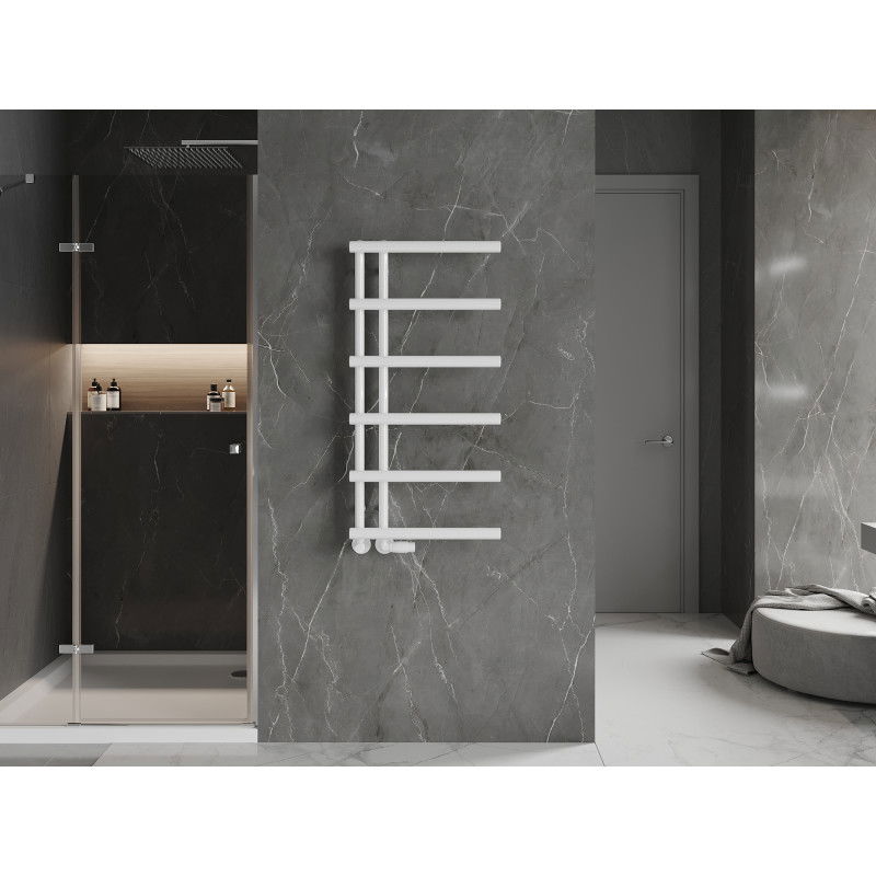 Mexen Jukon dekoratívny kúpeľňový radiátor 988 x 500 mm, 461 W, biely - W116-0988-500-00-20