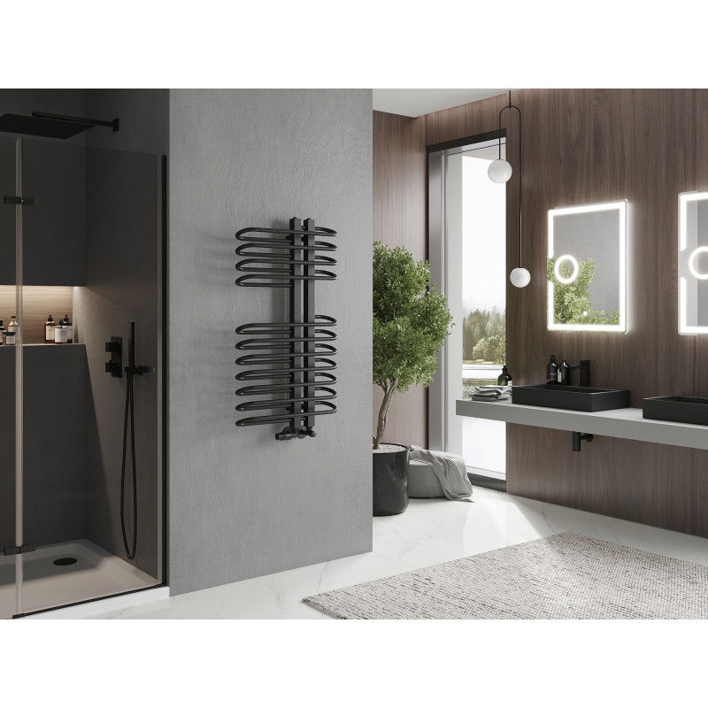 Mexen Ops kúpeľňový radiátor 1000 x 550 mm, 517 W, čierny - W122-1000-550-00-70