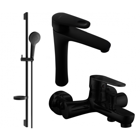 Mexen Kama DS05 set vanový, čierny - 72513DS05-70