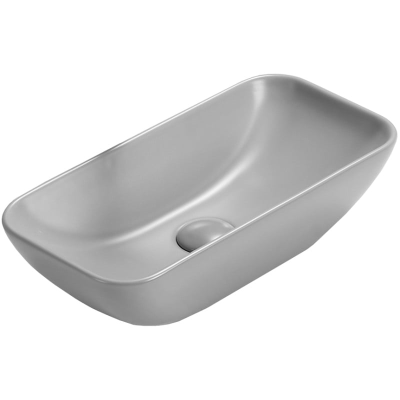 Mexen Klara umývadlo na dosku 46 x 23 cm, svetlošedý mat - 21564661