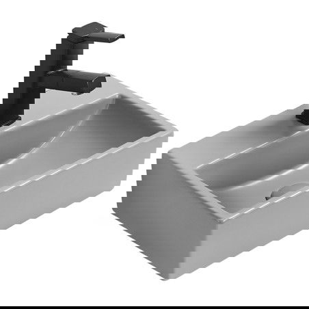 Mexen Mini umývadlo na dosku 40 x 30 cm, svetlosivá matná - 21094061