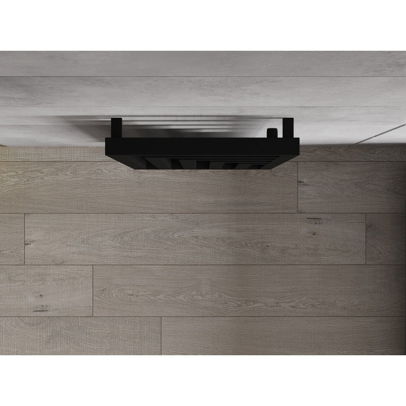 Mexen Alaska dekoratívny radiátor 1216 x 440 mm, 542 W, čierny - W205-1216-440-00-70