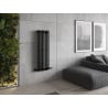 Mexen Atlanta dekoratívny radiátor 1200 x 405 mm, 646 W, Čierna - W211-1200-405-00-70