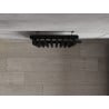 Mexen Atlanta dekoratívny radiátor 1200 x 405 mm, 646 W, Čierna - W211-1200-405-00-70