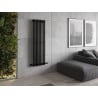 Mexen Atlanta dekoratívny radiátor 1500 x 460 mm, 894 W, čierny - W211-1500-460-00-70