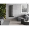 Mexen Atlanta dekoratívny radiátor 1500 x 460 mm, 894 W, čierny - W211-1500-460-00-70