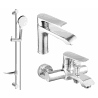 Mexen Pecos DF05 vaňový set, chróm - 72703DF05-00