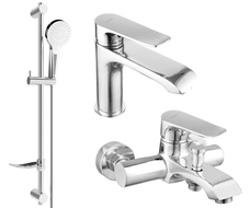 Mexen Pecos DF05 vaňový set, chróm - 72703DF05-00