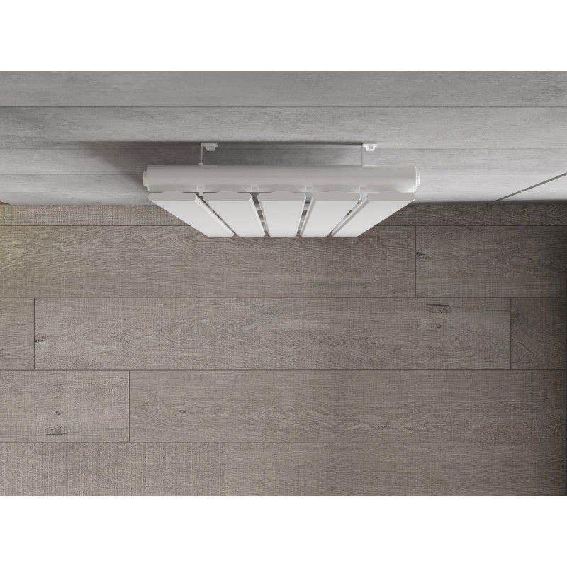 Mexen Boston dekoratívny radiátor 1800 x 376 mm, 740 W, biely - W213-1800-376-01-20