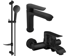 Mexen Pecos DF05 vaňový set, čierny - 72703DF05-70