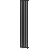 Mexen Boston dekoratívny radiátor 1800 x 376 mm, 740 W, čierny - W213-1800-376-01-70