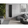 Mexen Dallas dekoratívny radiátor 1600 x 360 mm, 1039 W, čierny - W214-1600-360-00-70