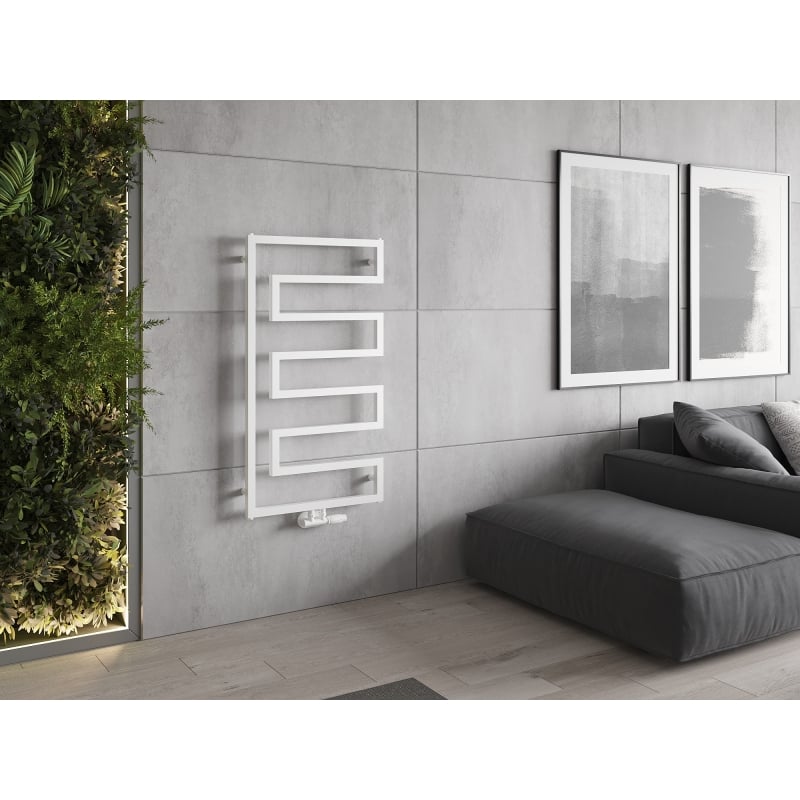 Mexen Floryda dekoratívny radiátor 1080 x 600 mm, 358 W, biela - W206-1080-600-00-20