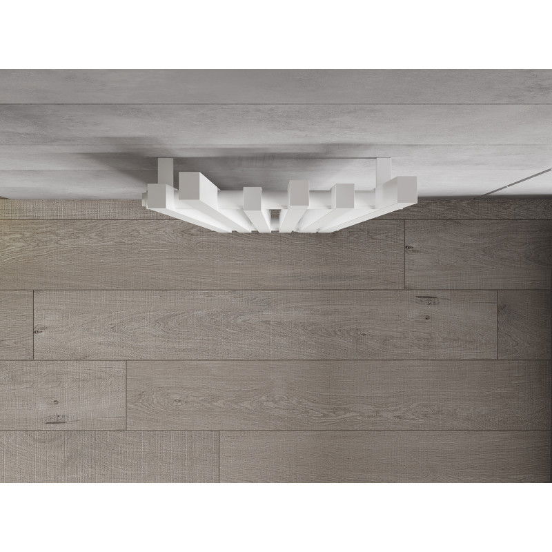 Mexen Omaha dekoratívny radiátor 1800 x 420 mm, 655 W, biely - W208-1800-420-00-20