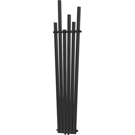 Mexen Omaha dekoratívny radiátor 1800 x 420 mm, 655 W, Čierna - W208-1800-420-00-70