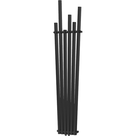 Mexen Omaha dekoratívny radiátor 1800 x 420 mm, 655 W, čierny - W208-1800-420-00-70
