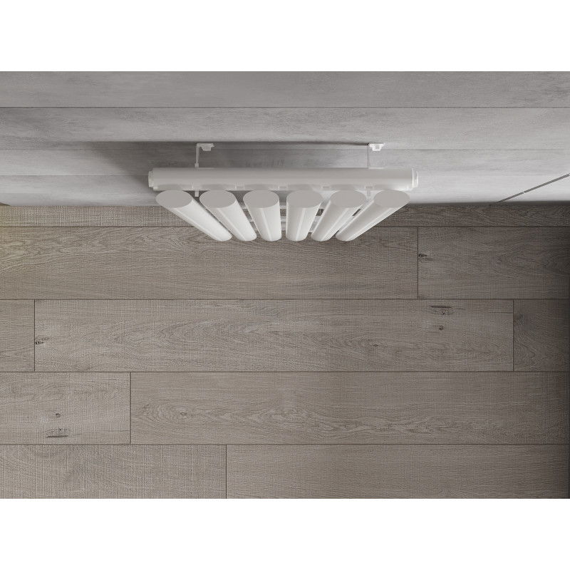 Mexen Oregon dekoratívny radiátor 1800 x 360 mm, 604 W, biely - W202-1800-350-00-20