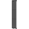 Mexen Oregon dekoratívny radiátor 1800 x 350 mm, 604 W, Čierna - W202-1800-350-00-70