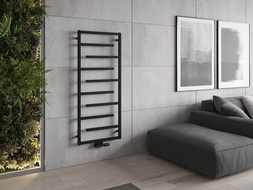 Mexen Orlando dekoratívny radiátor 1380 x 600 mm, 499 W, Čierna - W207-1380-600-00-70