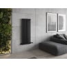 Mexen Texas dekoratívny radiátor 1200 x 460 mm, 502 W, Čierna - W203-1200-460-00-70