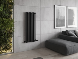 Mexen Texas dekoratívny radiátor 1200 x 460 mm, 502 W, Čierna - W203-1200-460-00-70