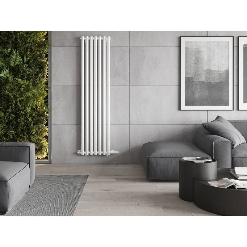 Mexen Texas dekoračný radiátor 1800 x 460 mm, 965 W, biely - W203-1800-460-00-20