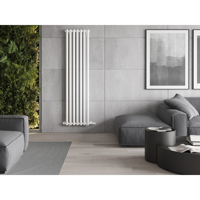 Mexen Texas dekoratívny radiátor 1800 x 460 mm, 965 W, biely - W203-1800-460-00-20