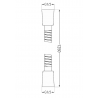 Mexen sprchová hadica 125 cm, chrómová - 79435-00