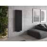 Mexen Topeka dekoratívny radiátor 1400 x 480 mm, 950 W, čierny - W210-1400-480-00-70