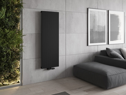 Mexen Topeka dekoratívny radiátor 1400 x 400 mm, 995 W, Čierna - W210-1400-480-00-70